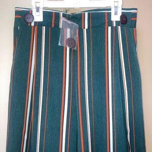 Mine. Striped Wide Leg Pants